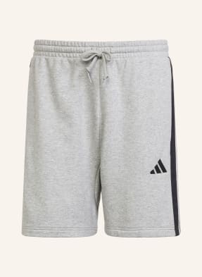 Adidas Šortky Essential 3-Stripes světle šedá / černá