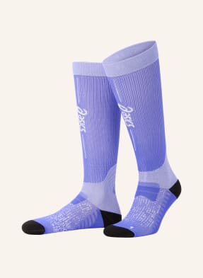 Asics Běžecké Ponožky Compression Performance fialová / světle fialová / černá
