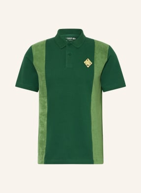 Lacoste Poloshirt Relaxed Fit Im Materialmix gruen