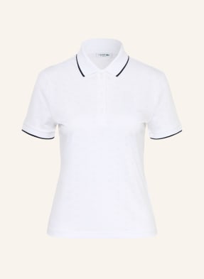 Lacoste Funktions-Poloshirt Tennis Heritage weiss