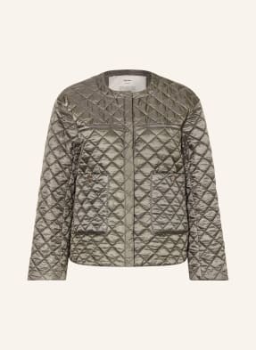 Max Mara The Cube Prošívaná Bunda Gioiosa tmavě šedá