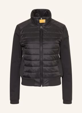 Parajumpers Prošívaná Bunda Rosy Z Kombinace Materiálů černá
