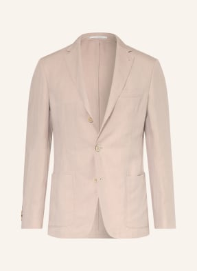 Eleventy Sako Slim Fit S Lnem béžová