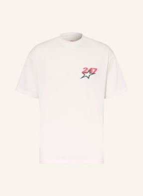 247 Represent Oversized Tričko Team 247 bílá / tmavě šedá / červená