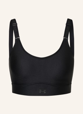 Under Armour Sportovní Podprsenka Ua Infinity Mid 2.0 S Síťovinou černá