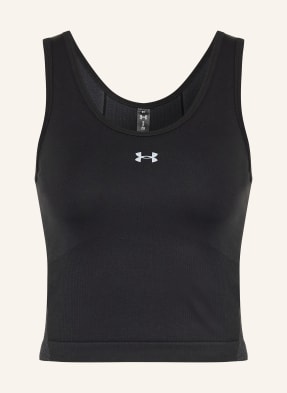 Under Armour Krátký Top Ua Vanish Seamless černá