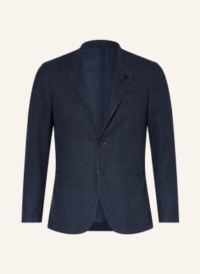 Lardini Pletené Sako Extra Slim Fit tmavě modrá