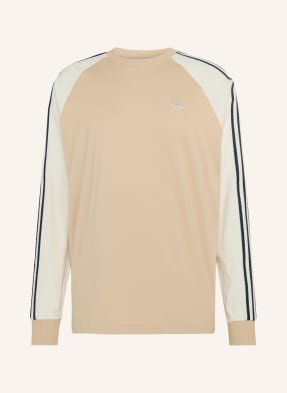 Adidas Originals Dlouhé Rukávy Britcore Long Sleeve Cali béžová / bílá / černá