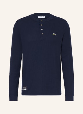 Lacoste Henley-Shirt blau