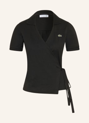 Lacoste Piqué-Poloshirt schwarz