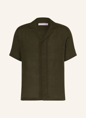 Orlebar Brown Resortní Košile Maitan Ii Regular Fit Z Lnu khaki