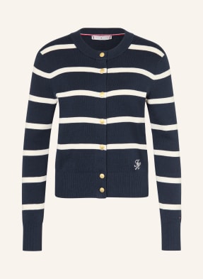 Tommy Hilfiger Svetr tmavě modrá / bílá