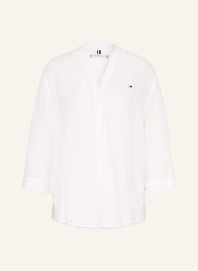 Tommy Hilfiger Lněná Blůza bílá