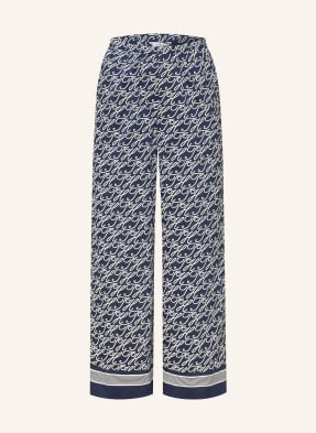 Tommy Hilfiger Kalhoty tmavě modrá / bílá