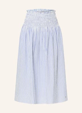Tommy Hilfiger Sukně tmavě modrá / bílá