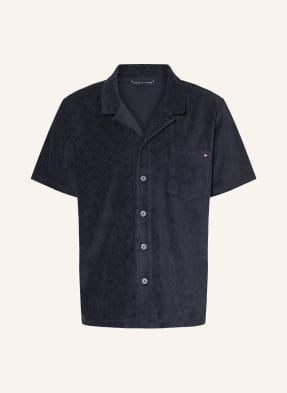 Tommy Hilfiger Resortová Košile Comfort Fit Z Froté tmavě modrá