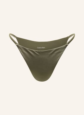 Calvin Klein Brazilian-Bikini-Hose Ck Shine gruen