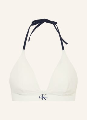 Calvin Klein Triangel-Bikini-Top Ck Monogram weiss
