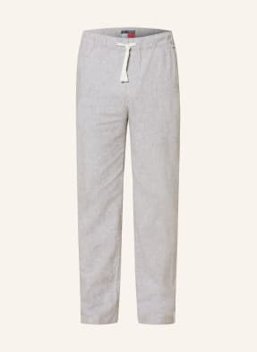 Tommy Jeans Chino Sonny Straight Fit Mit Leinen beige