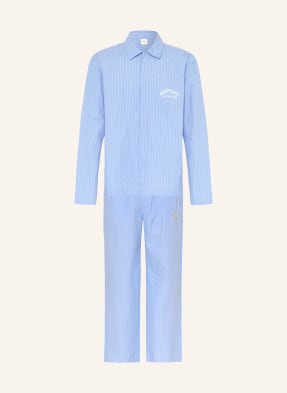 Calvin Klein Schlafanzug Cotton Crest blau