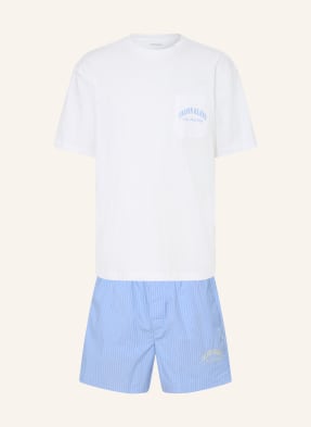 Calvin Klein Shorty-Schlafanzug blau