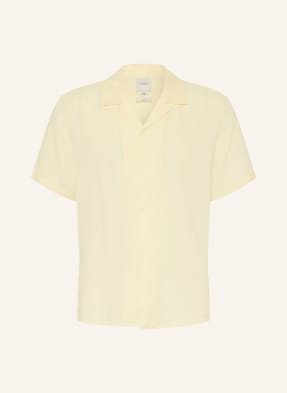 Calvin Klein Resorthemd Classic Fit Mit Leinen gelb