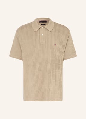 Tommy Hilfiger Pletené Polo Tričko Classic Fit šedá
