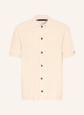 Tommy Hilfiger Košile S Krátkým Rukávem Comfort Fit béžová