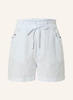 Tommy Jeans Šortky S Pruhy tmavě modrá / bílá