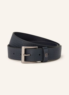 Tommy Hilfiger Opasek tmavě modrá / stříbrná