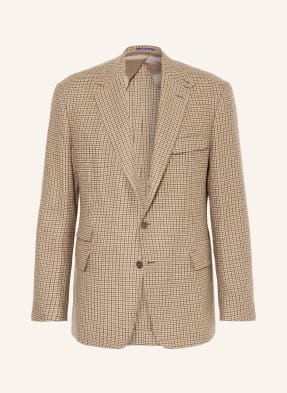 Ralph Lauren Purple Label Sako Regular Fit S Kašmírem béžová / tmavě hnědá / hnědá
