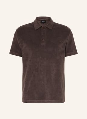 A.P.C. Nicki Polo Tričko Julian tmavě hnědá