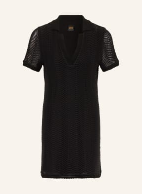 Boss Häkelkleid Eloa schwarz