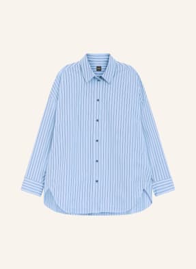 Boss Oversized-Hemdbluse Bostatta blau