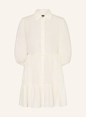 Boss Hemdblusenkleid Disenna Mit 3/4-Arm Und Leinen weiss