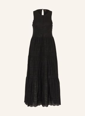 Boss Kleid Denvia Aus Lochspitze schwarz