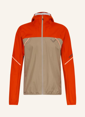 Dynafit Funkční Bunda Alpine oranžová / khaki / černá