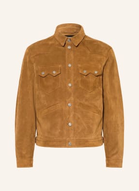 dsquared2 Kožená Bunda koňaková