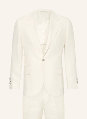 Brunello Cucinelli Anzug Extra Slim Fit Mit Seide Und Leinen weiss