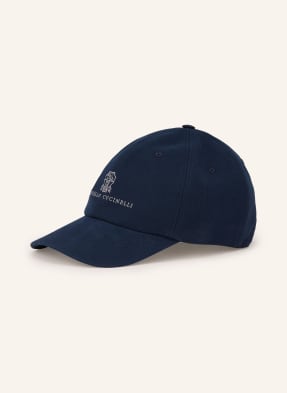 Brunello Cucinelli Cap blau