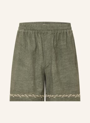 Isabel Marant Šortky Zilan olivová / béžová