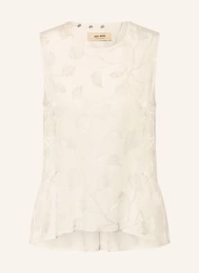 Mos Mosh Jacquard-Top Mmixo weiss