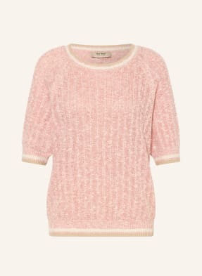 Mos Mosh Strickshirt Mmmarisola Mit Leinen rosa