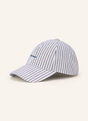 Barbour Čepice Cresswell modrá / bílá