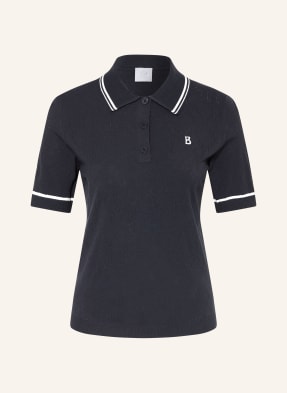 Bogner Pletené Polo Tričko Mandy tmavě modrá / krémová