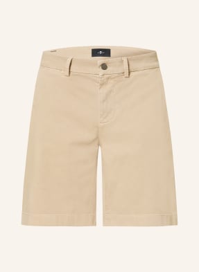 7 For All Mankind Chinoshorts Comfort Fit béžová