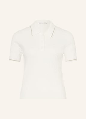 Lacoste Strick-Poloshirt weiss