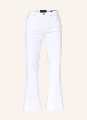 7 For All Mankind Zkrácené Džíny Cropped Dojo lls white