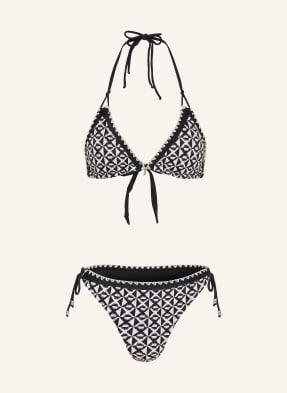 Banana Moon Trojúhelníkové Bikiny Blucostora Ying černá / režná