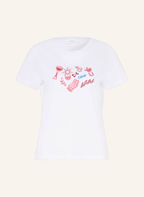 Lilienfels T-Shirt Mit Schmucksteinen weiss